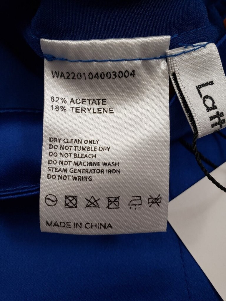 Sleek Front Slit Trousers Women's Size Large - Cobalt Blue - Nwt — image 5 of 8